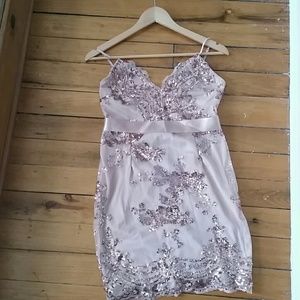 Sequin mini dress